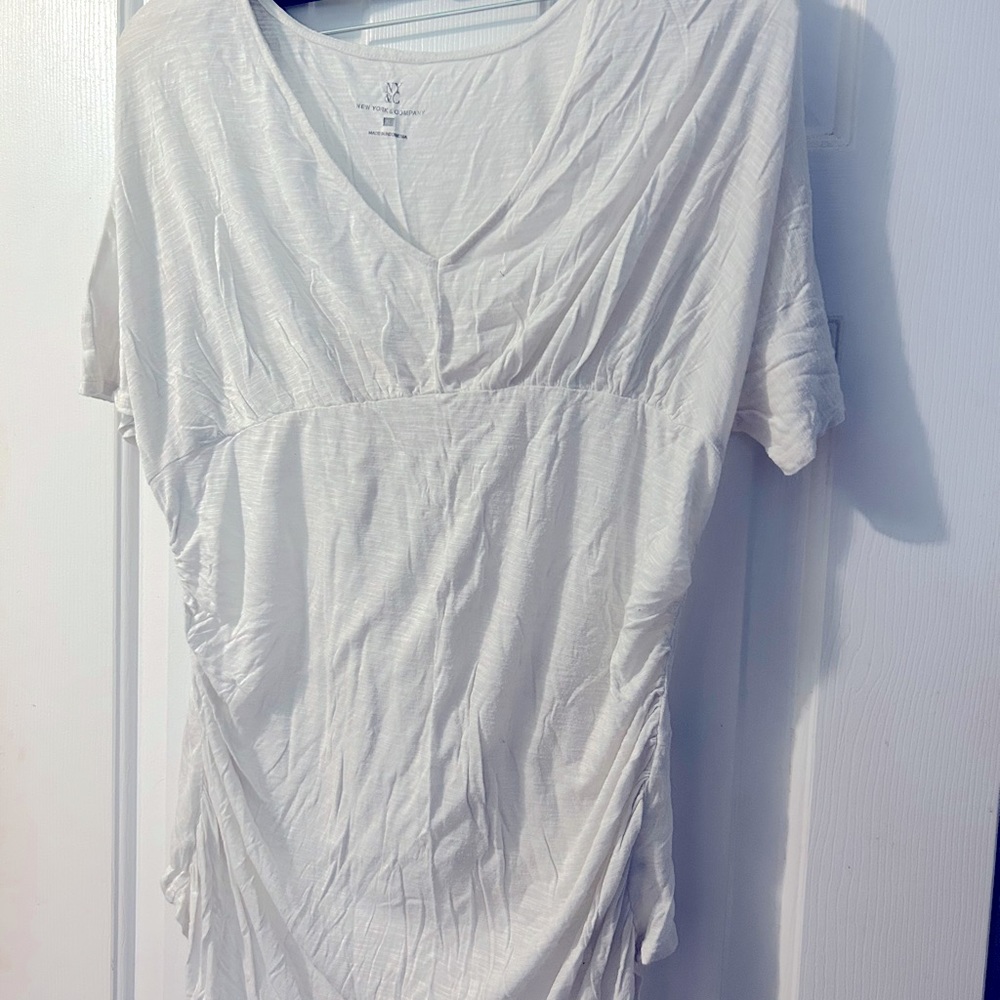 Ruched front tee